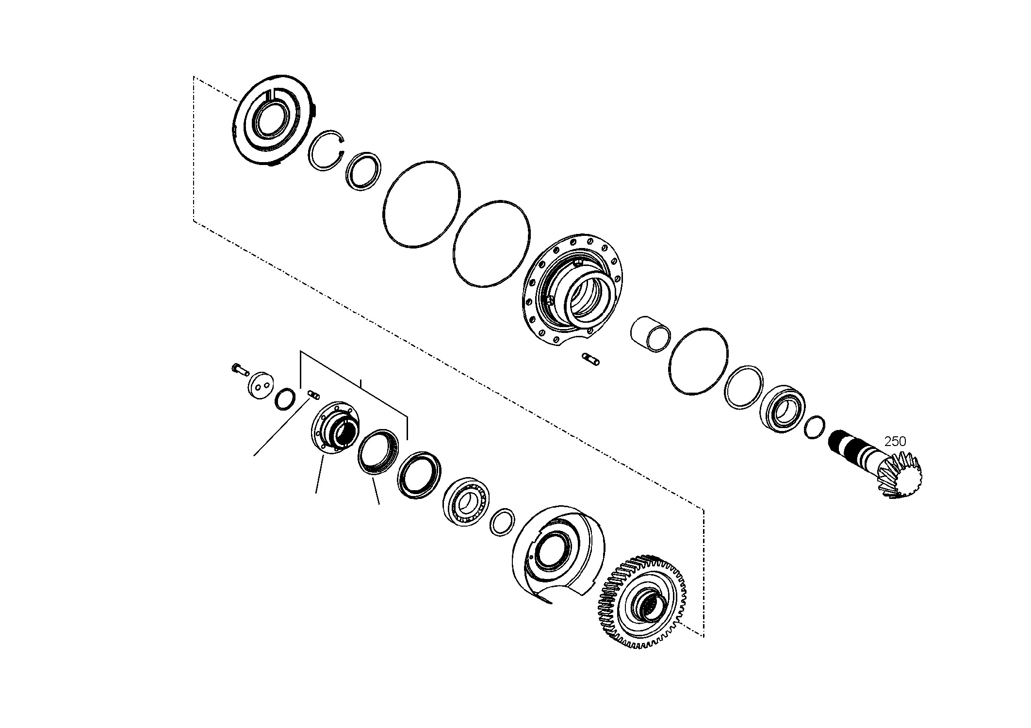 Ведущая шестерня 4143316084 ZF