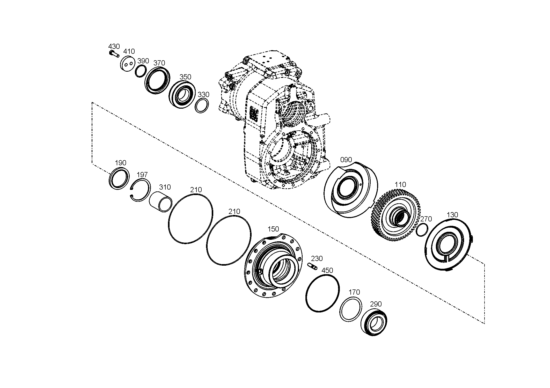 Выходная шестерня 4143303083 ZF