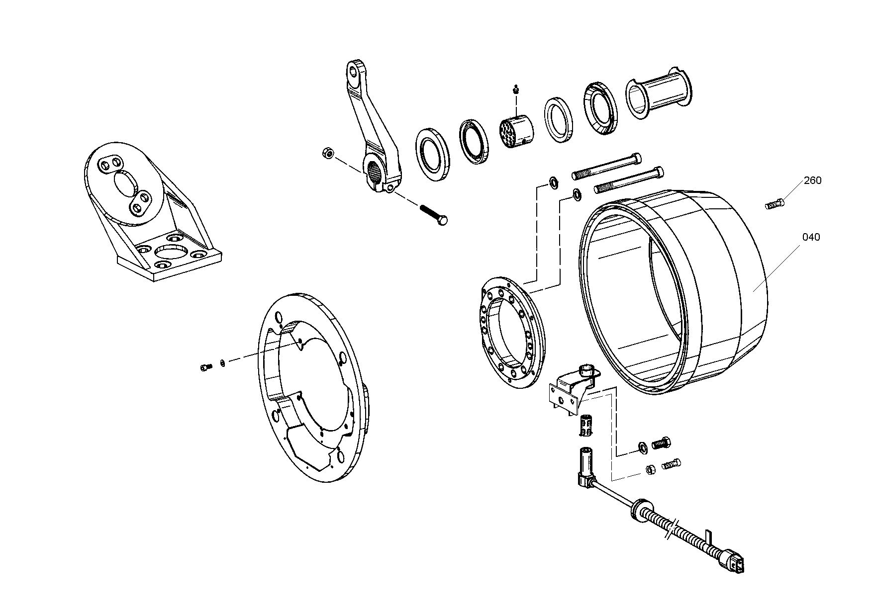 BRAKE DRUM 4462322202 ZF