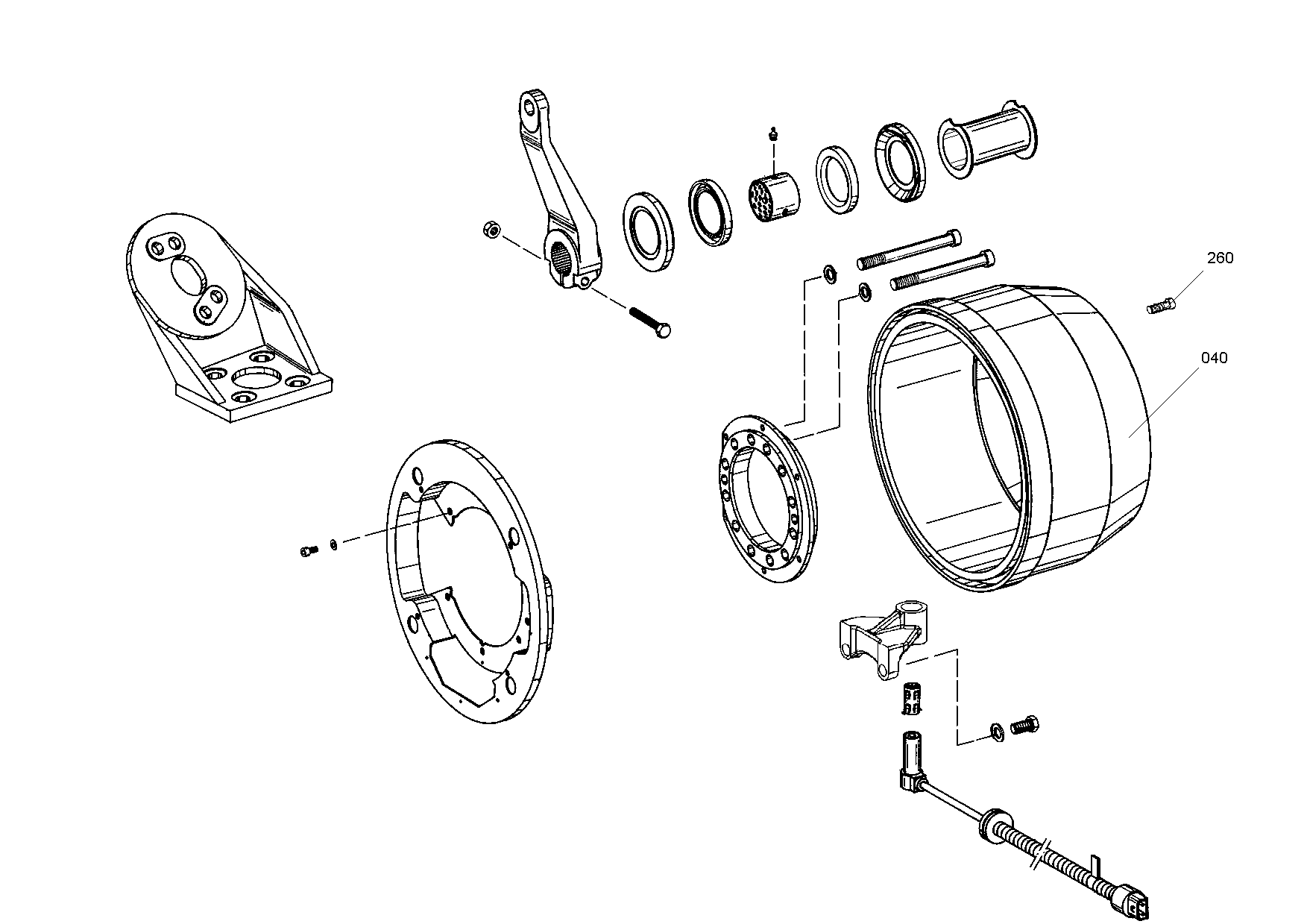 BRAKE DRUM 4462322219 ZF