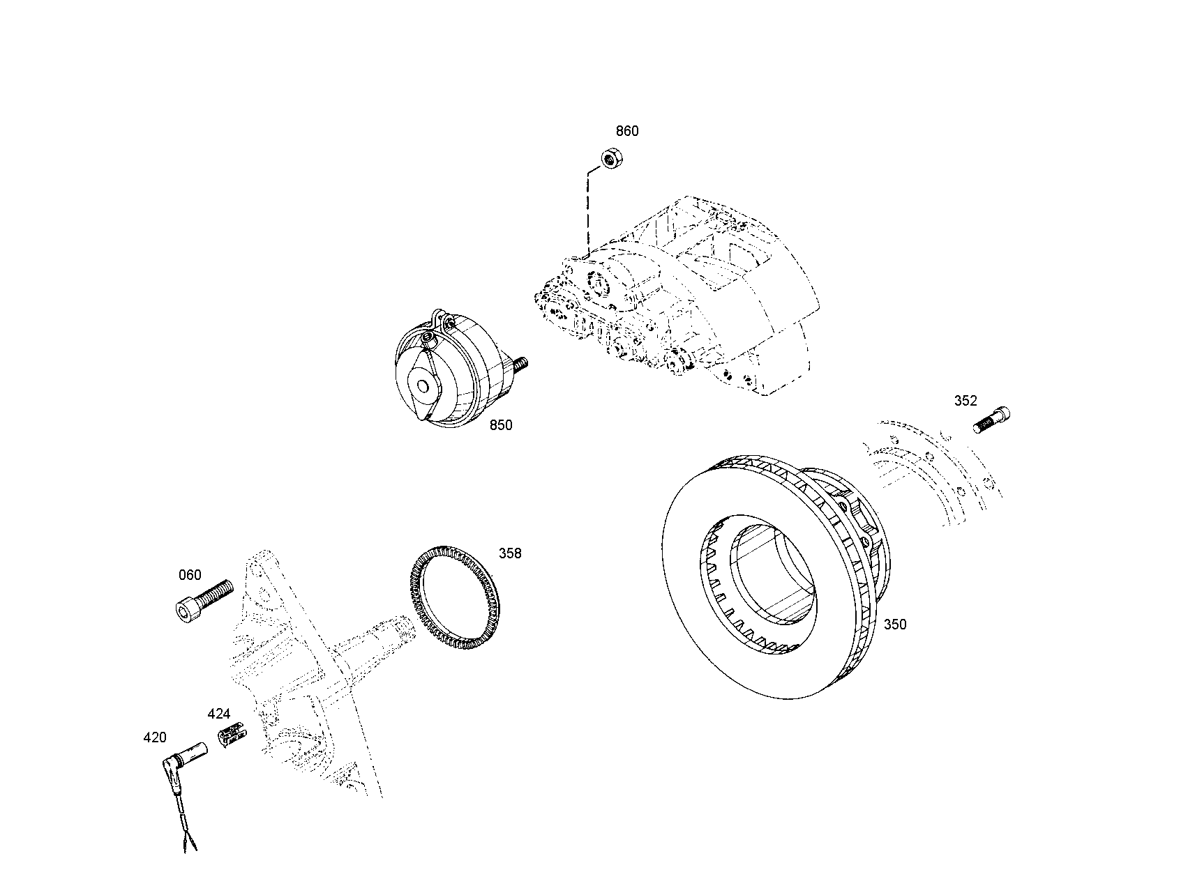 Болт с шестигранной головкой 0636011355 ZF