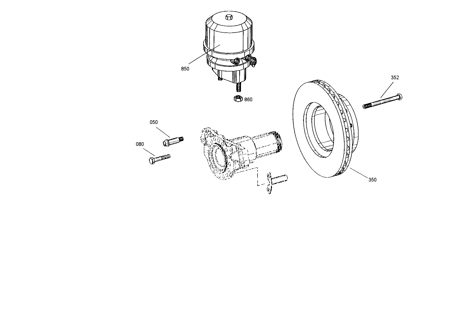 BRAKE CYLINDER 0501319948 ZF