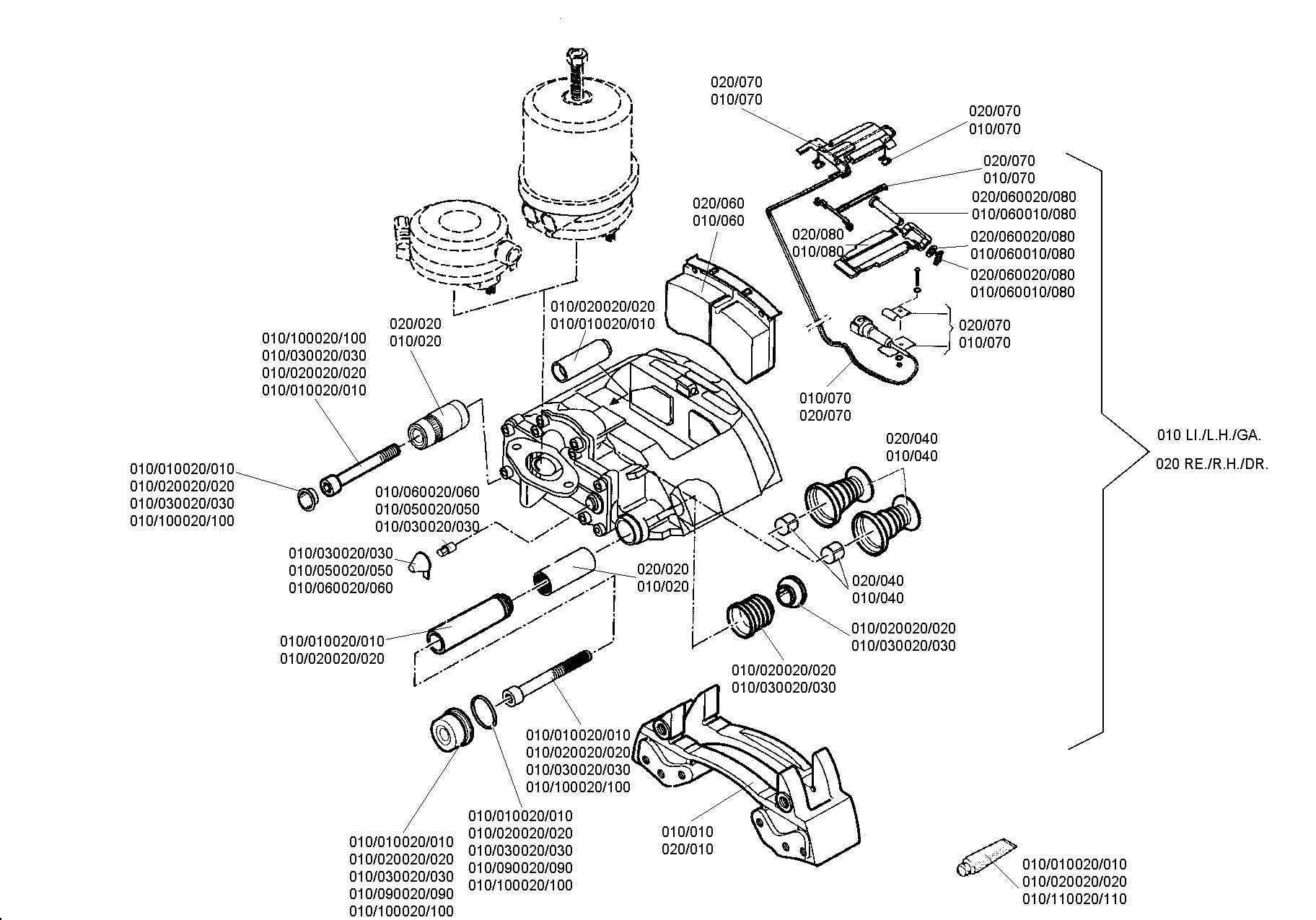 AXLE 4644308423 ZF