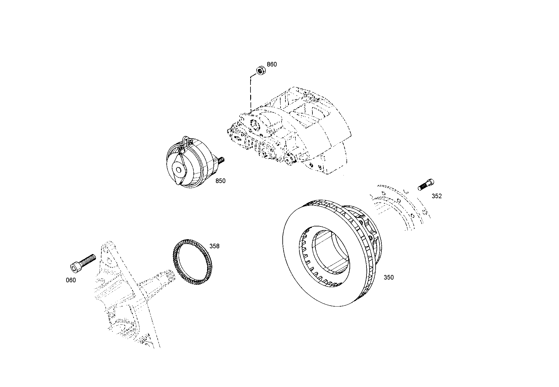 BRAKE CYLINDER 0501314537 ZF