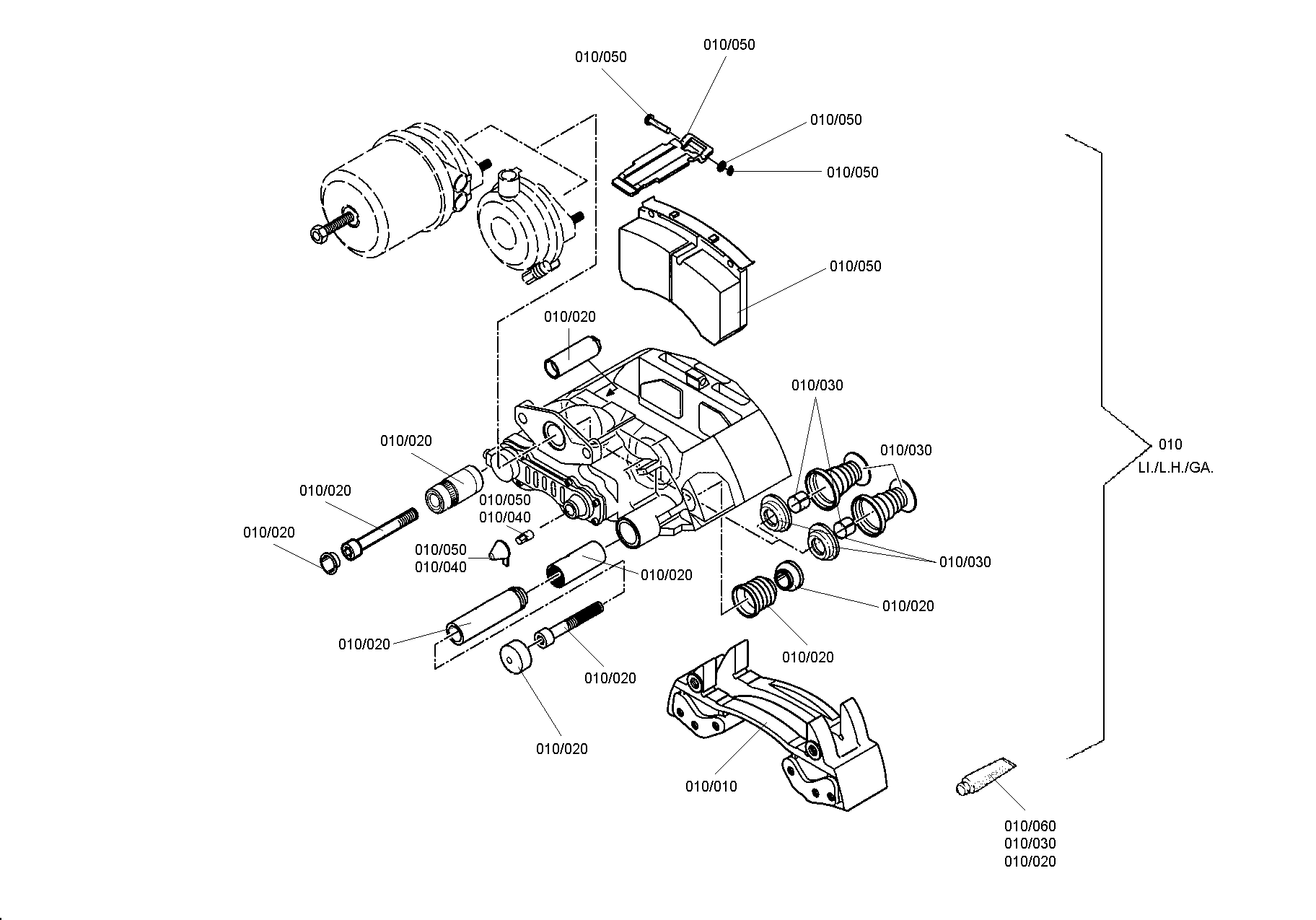 AXLE DR.HOUSING 4475325025 ZF