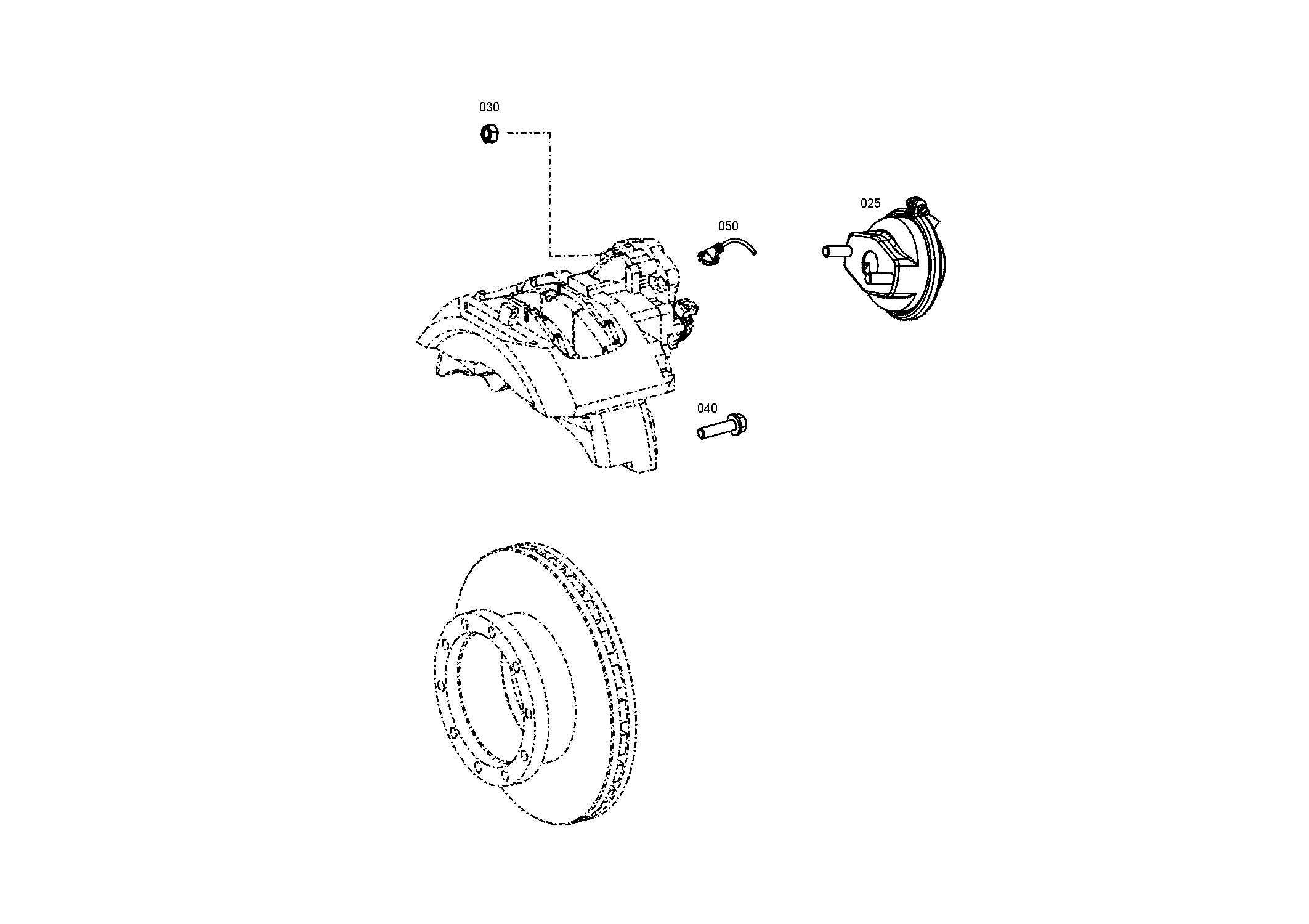 BRAKE CYLINDER 0501317794 ZF