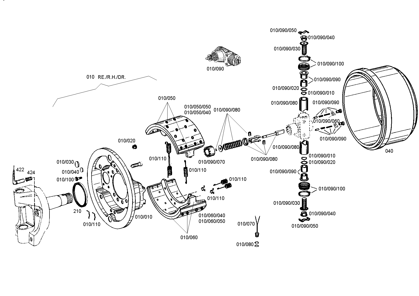 Тормоз 0501004054 ZF