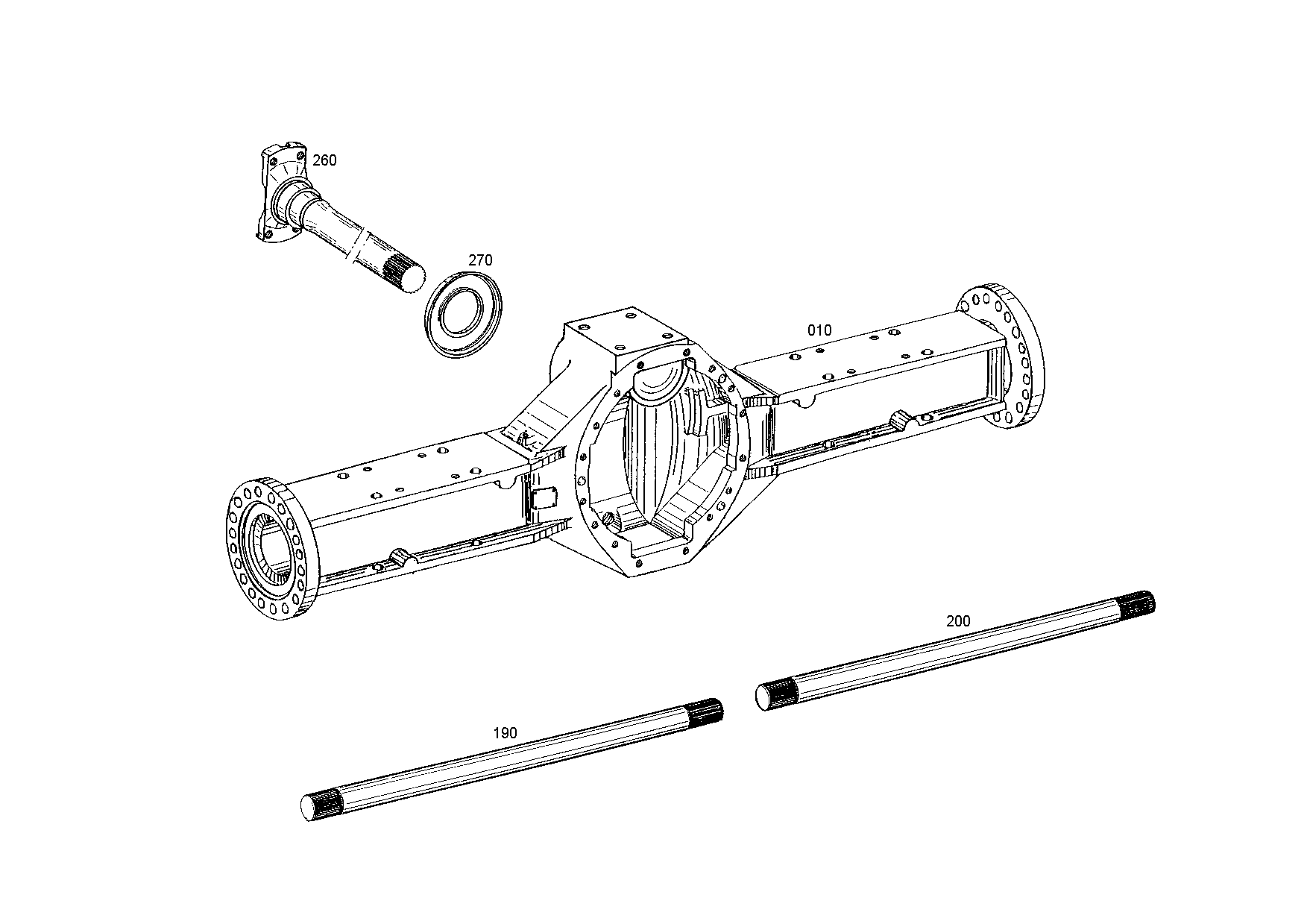 FLANGE SHAFT 4460368243 ZF