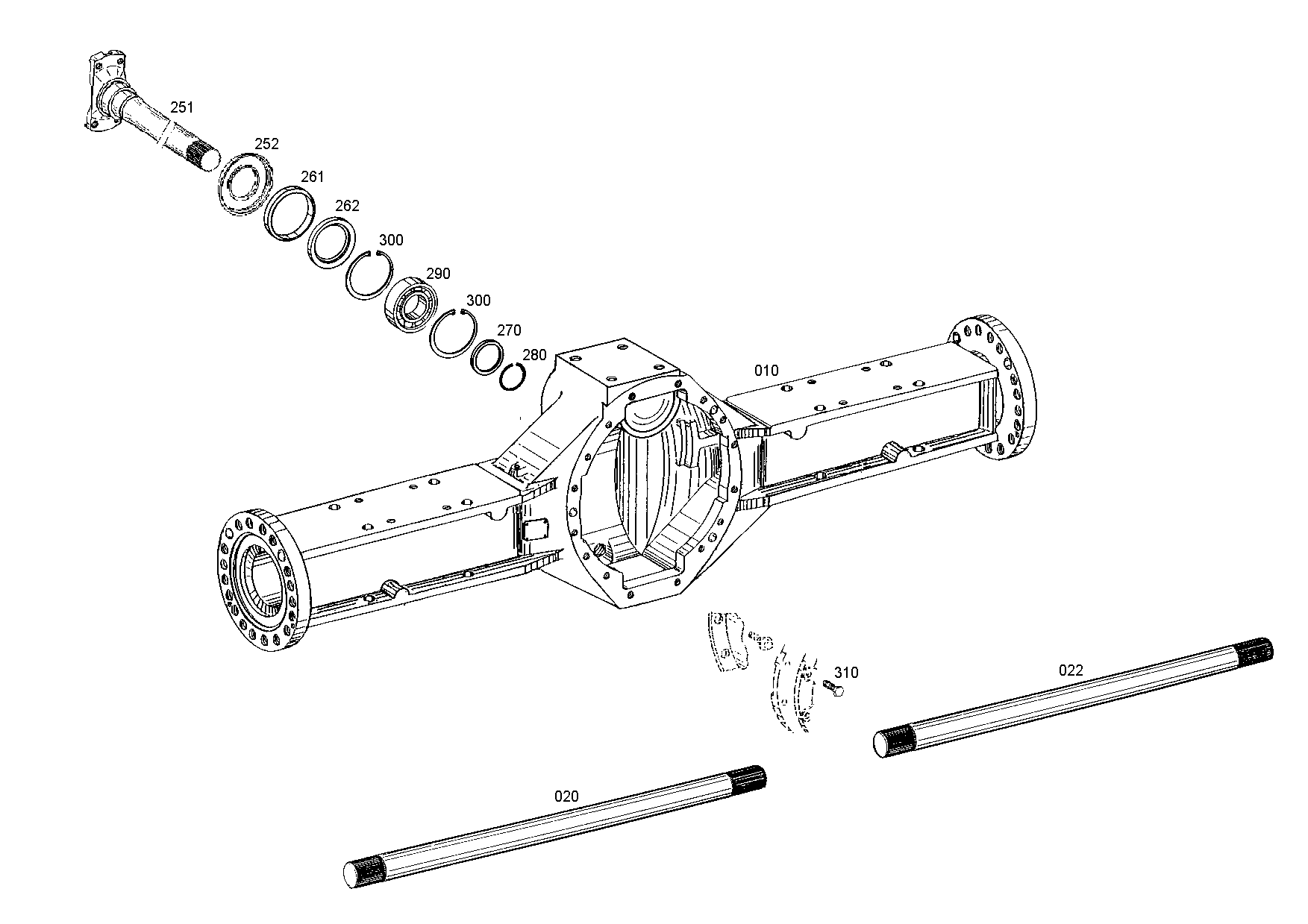 Комплект уплотнений 0501211347 ZF
