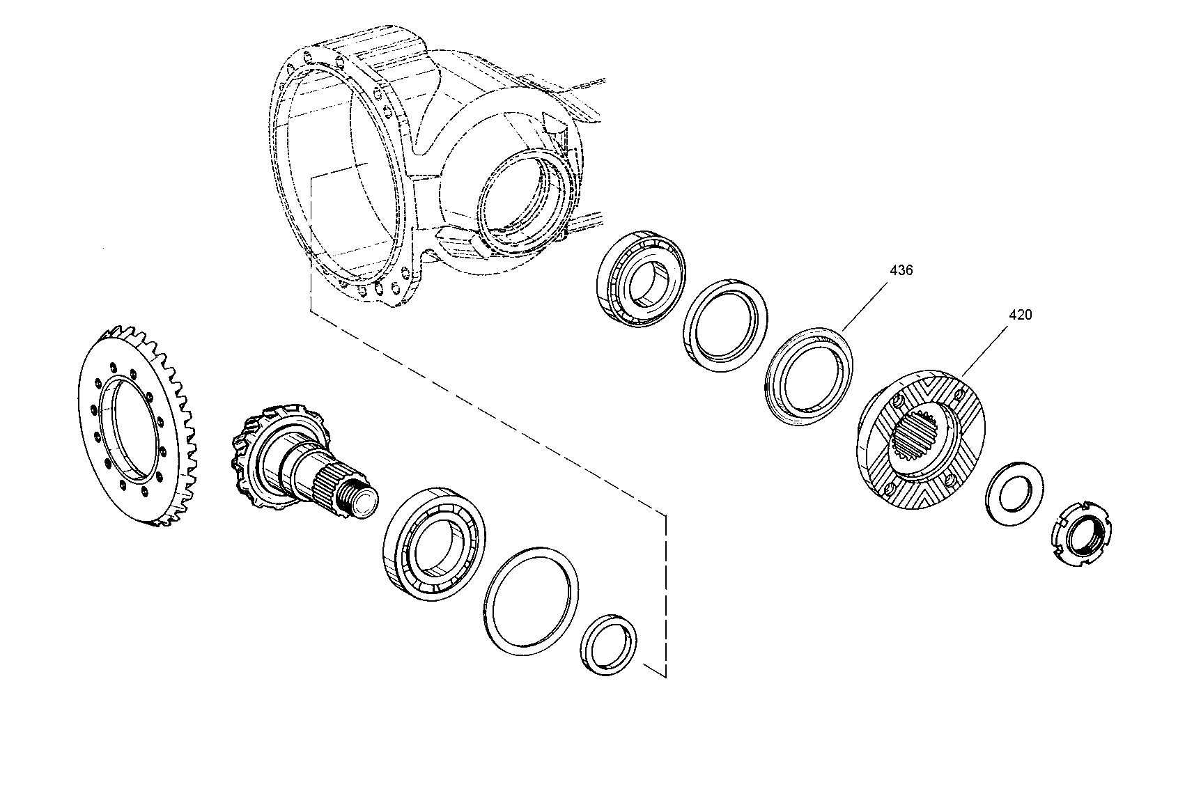 Рулевая тяга 0501004973 ZF