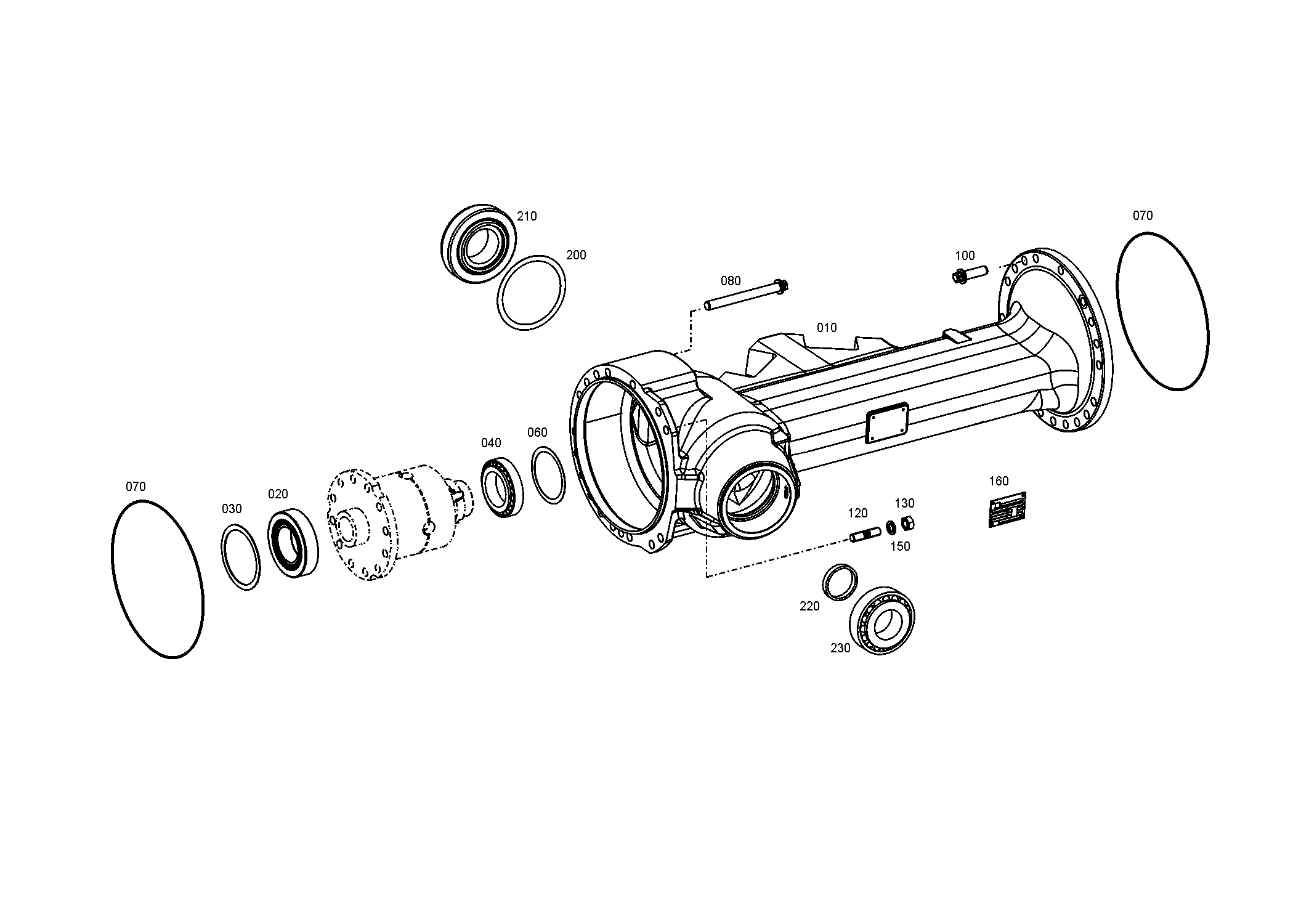 Профильное уплотнительное кольцо 0734307182 ZF