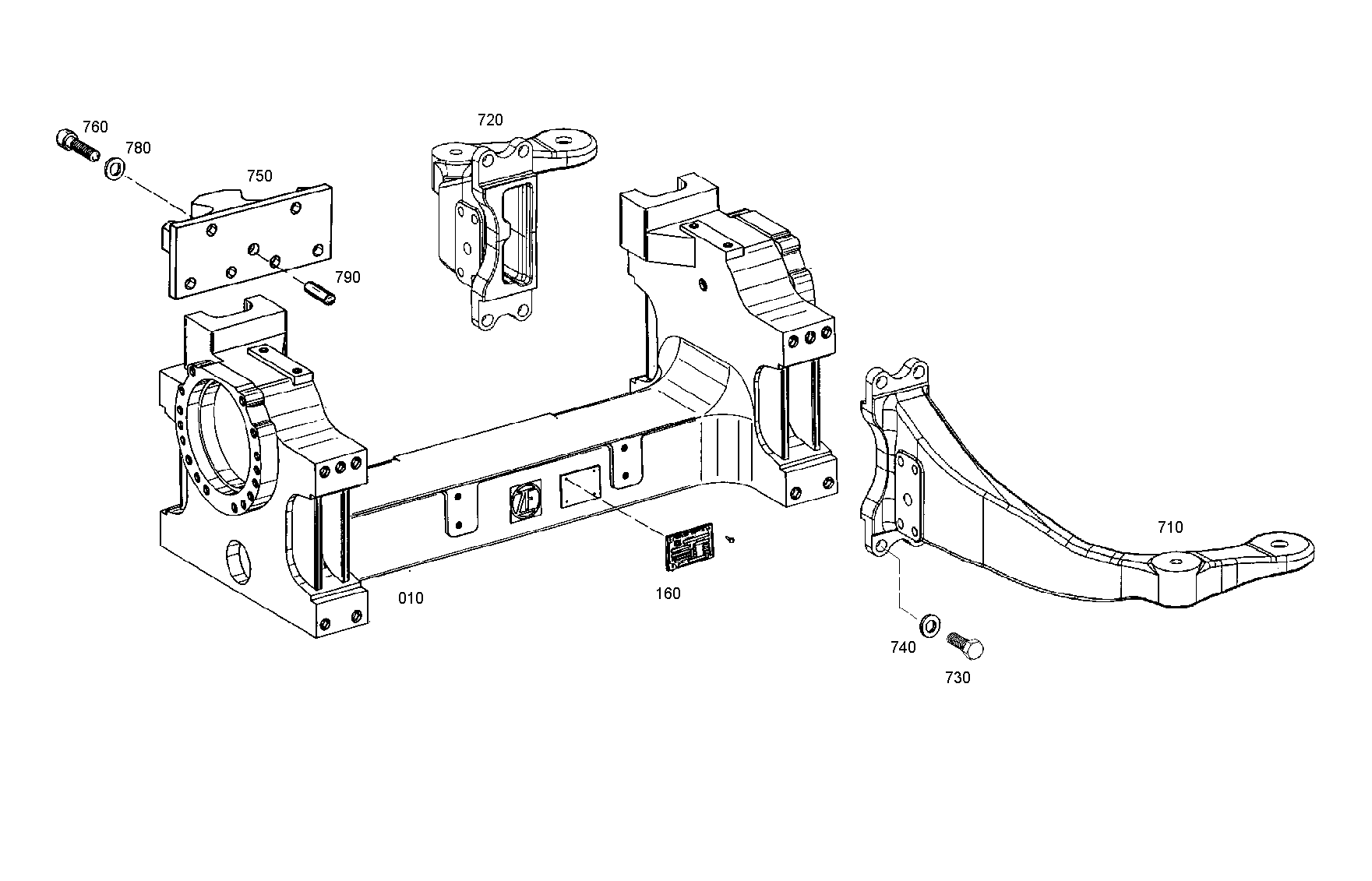 Корпус коробки передач 4644301220 ZF