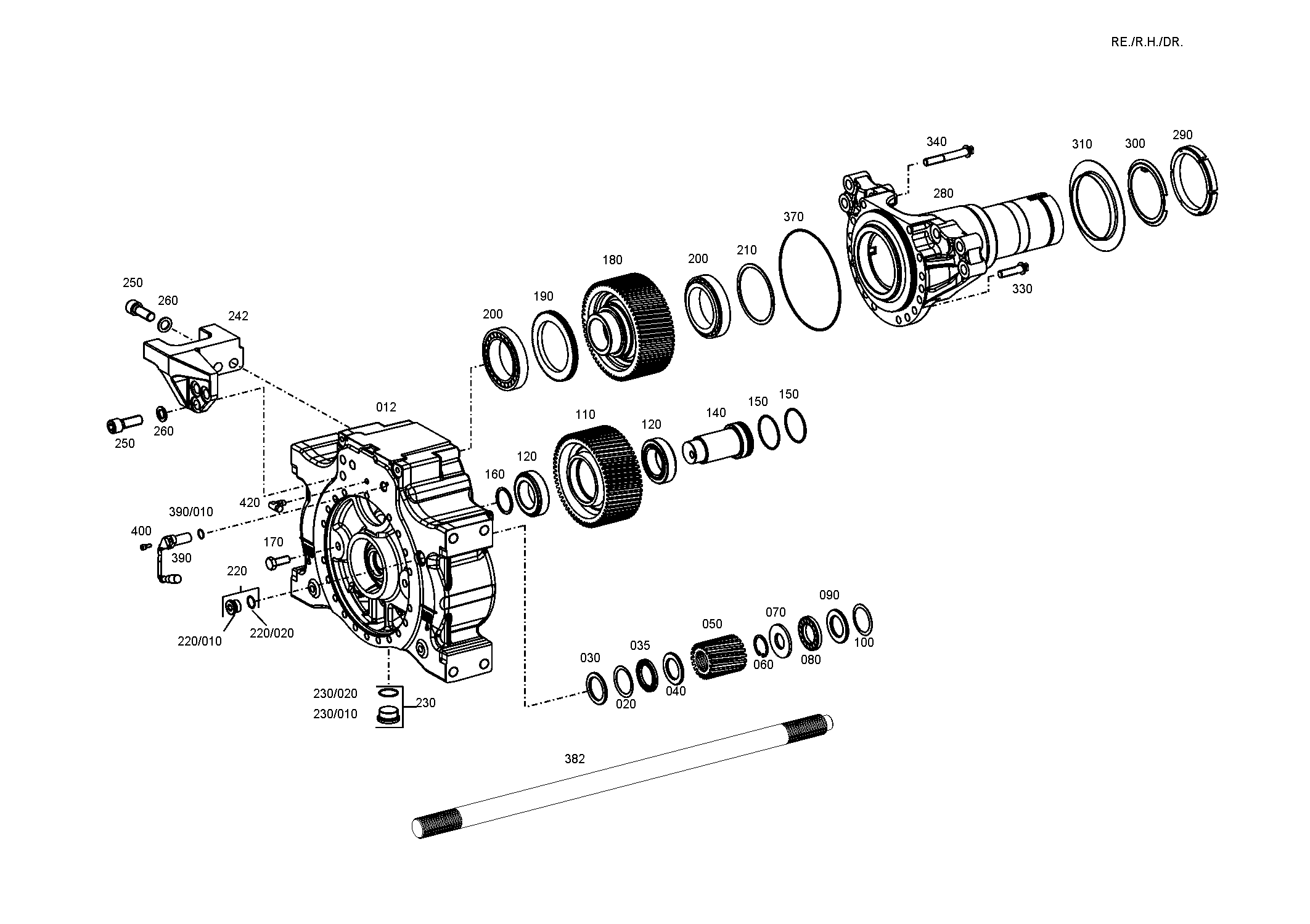 STUB SHAFT 4464301159 ZF
