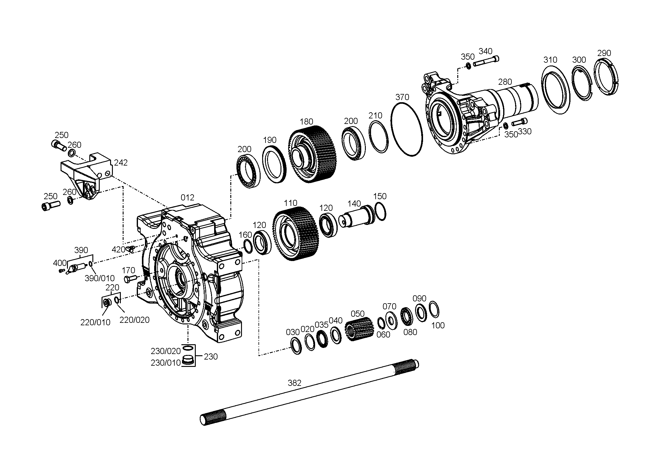 STUB SHAFT 4472335668 ZF