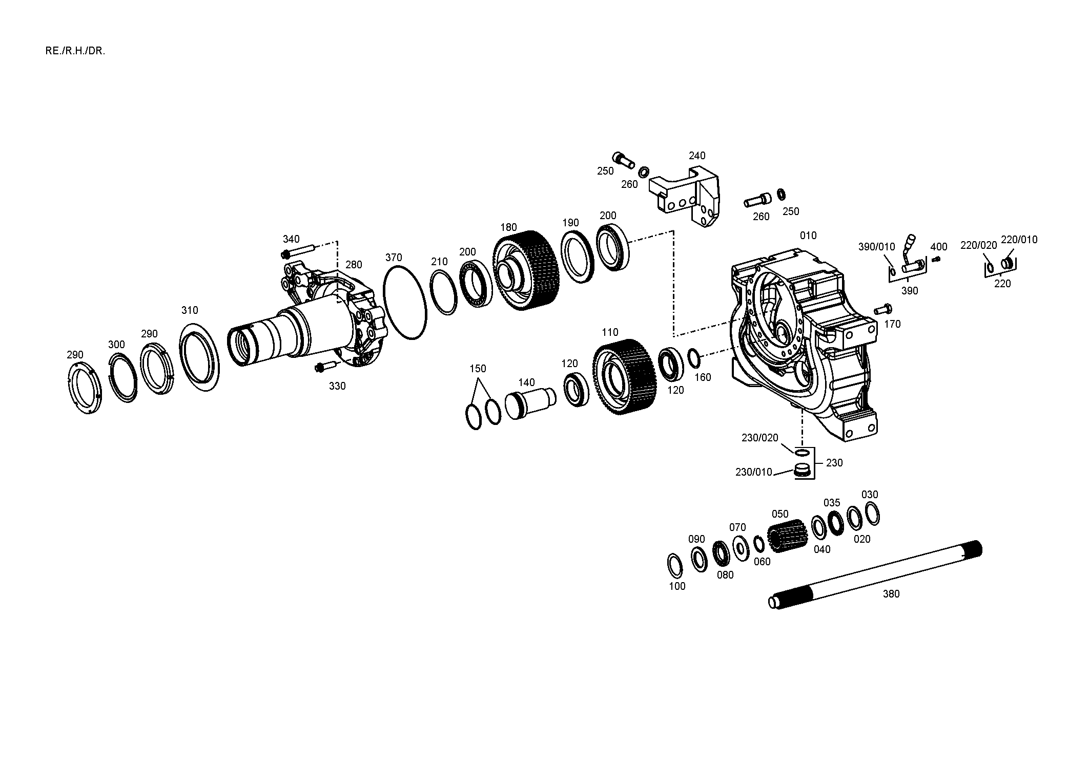 Корончатая гайка 0637010035 ZF