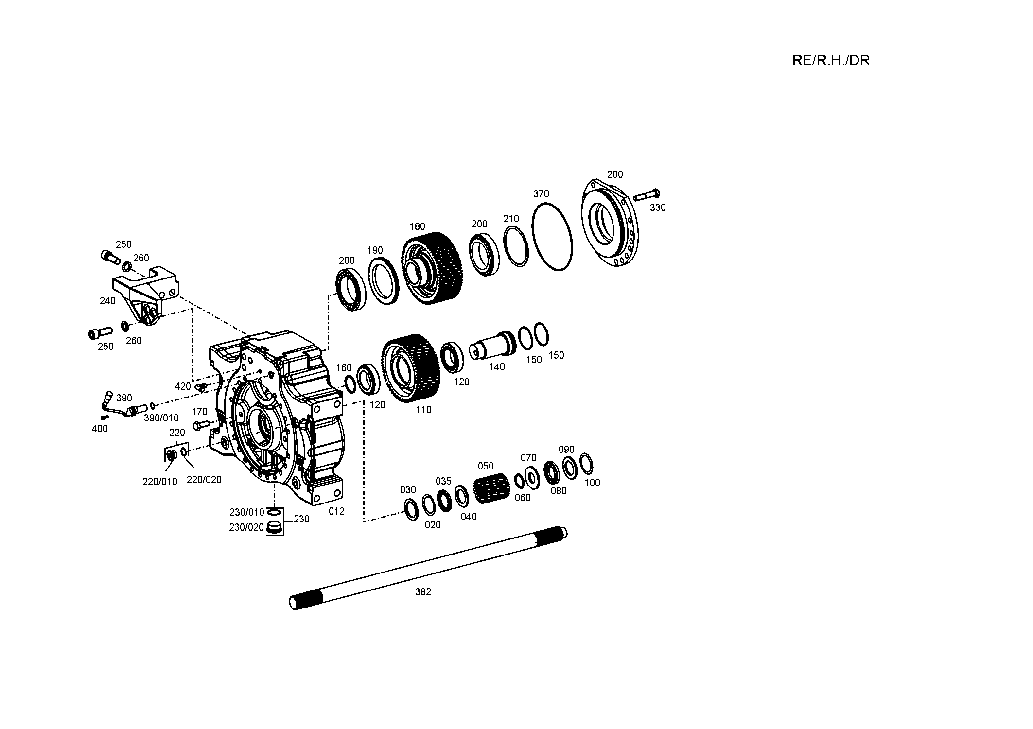 AXLE DR.HOUSING 4472304058 ZF