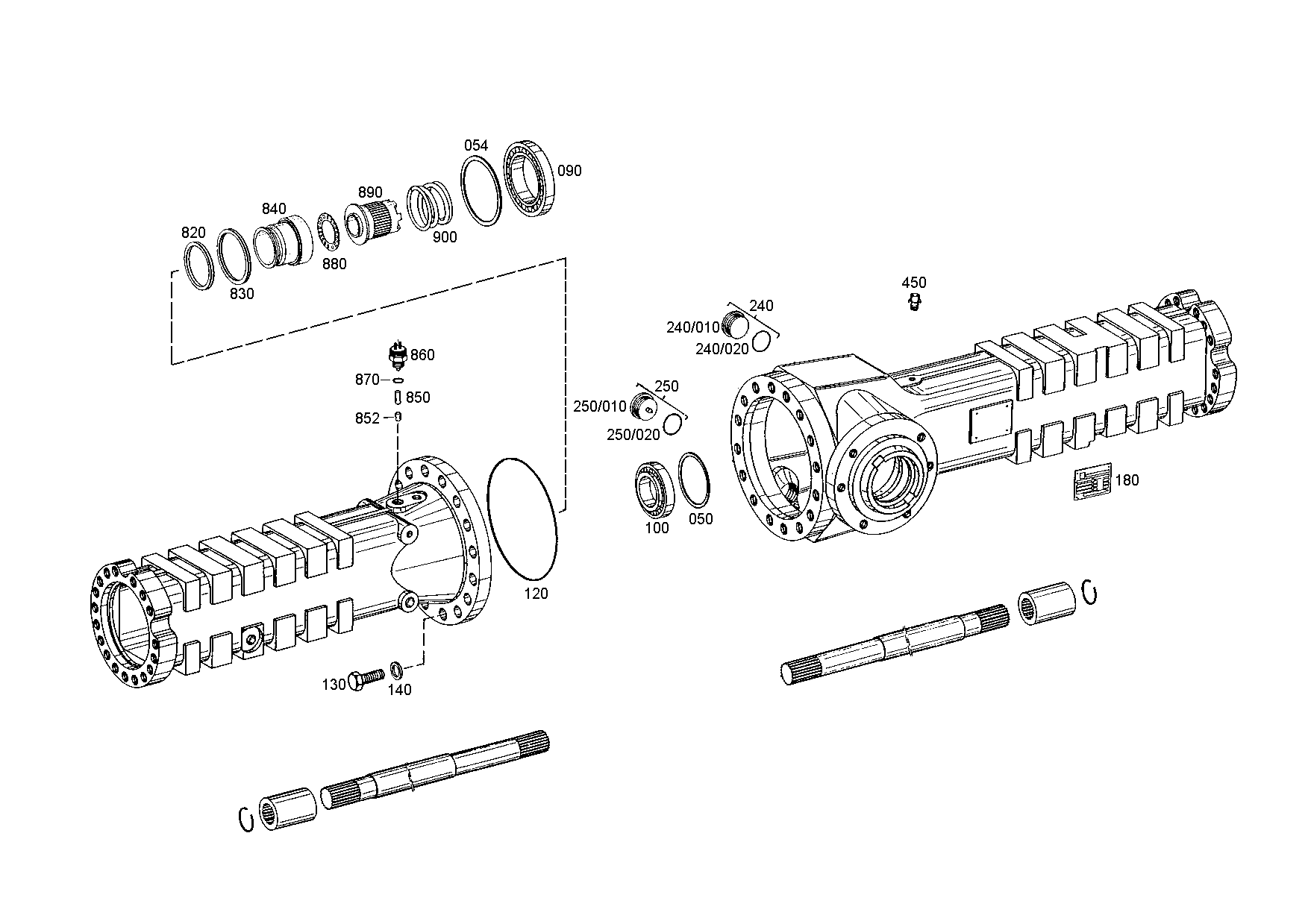 Роликовый подшипник 0750117191 ZF