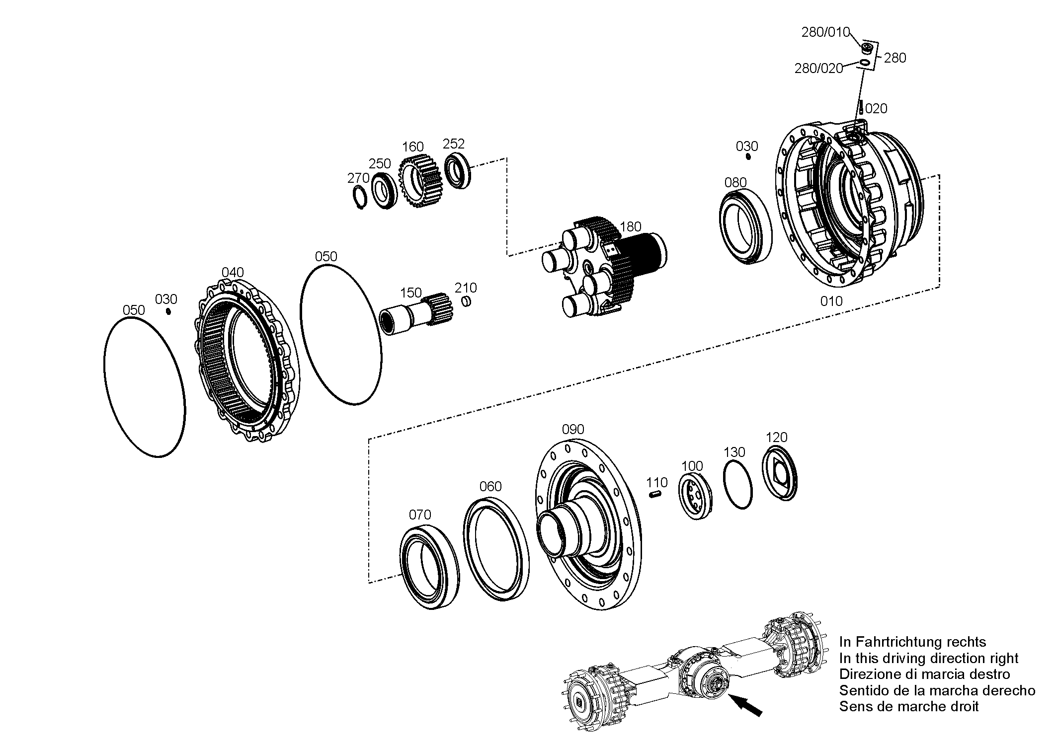BRAKE HOUSING 4474353075 ZF