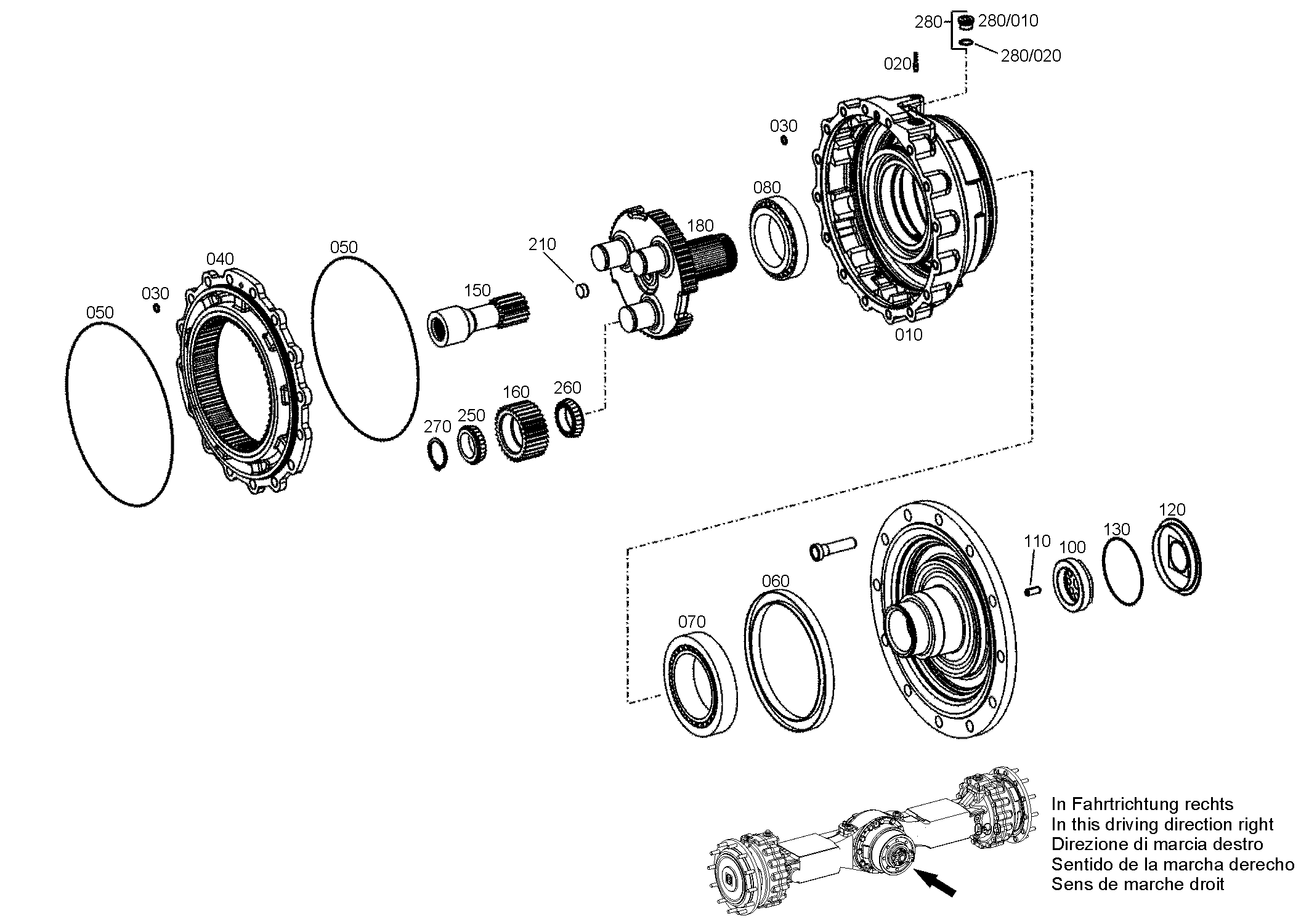 BRAKE HOUSING 4474351069 ZF