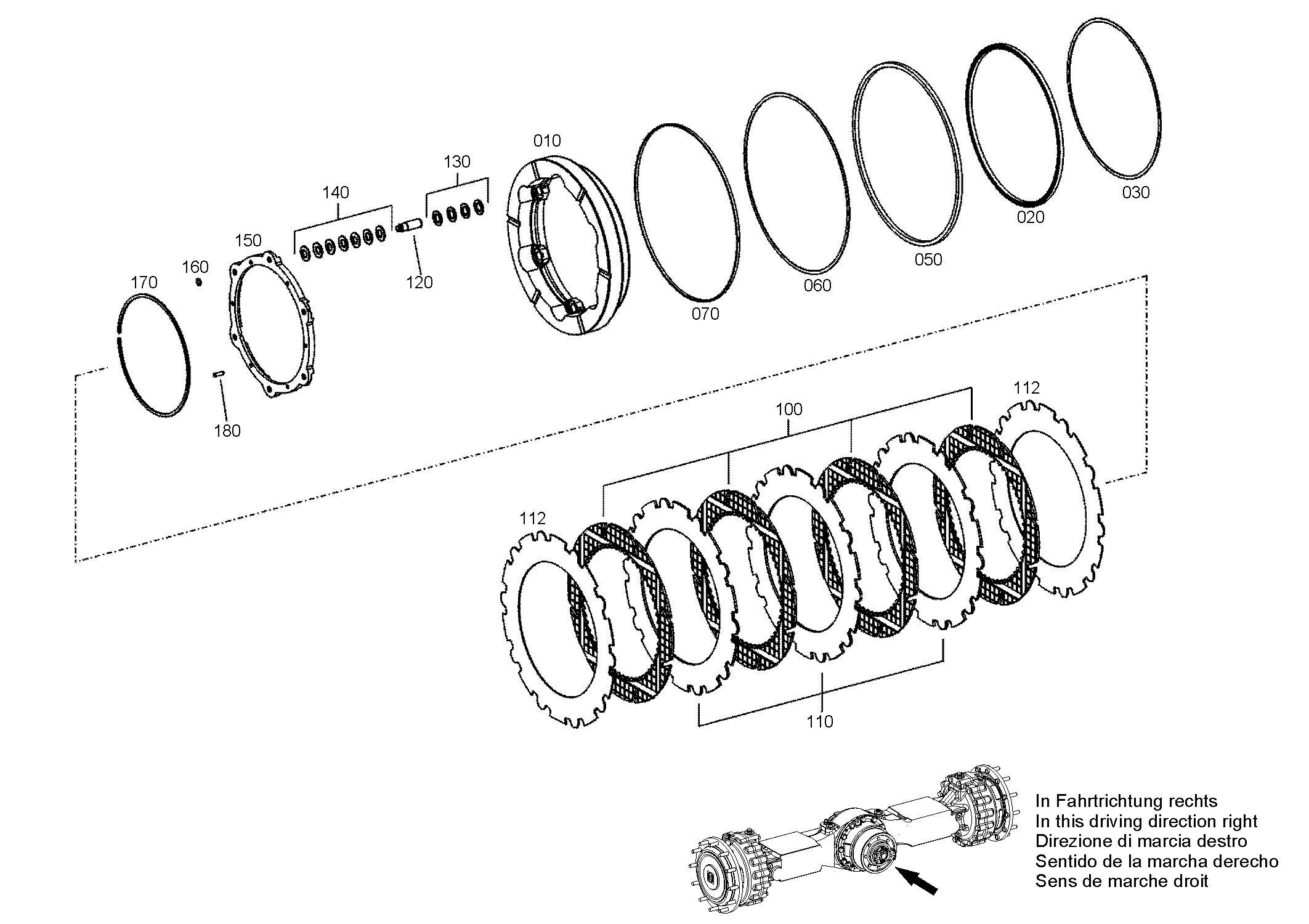 Поршень 4474352133 ZF