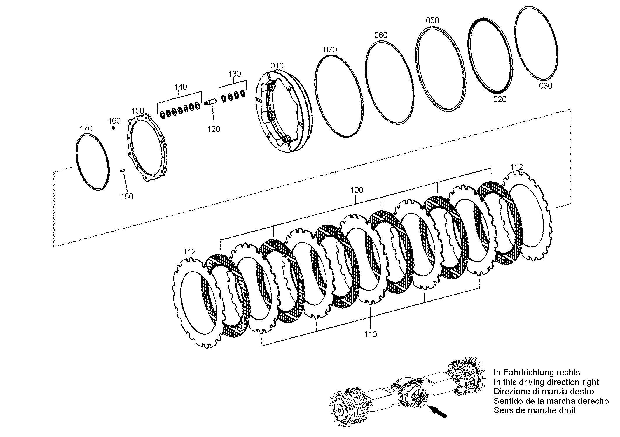 SUN GEAR SHAFT 4469321023 ZF