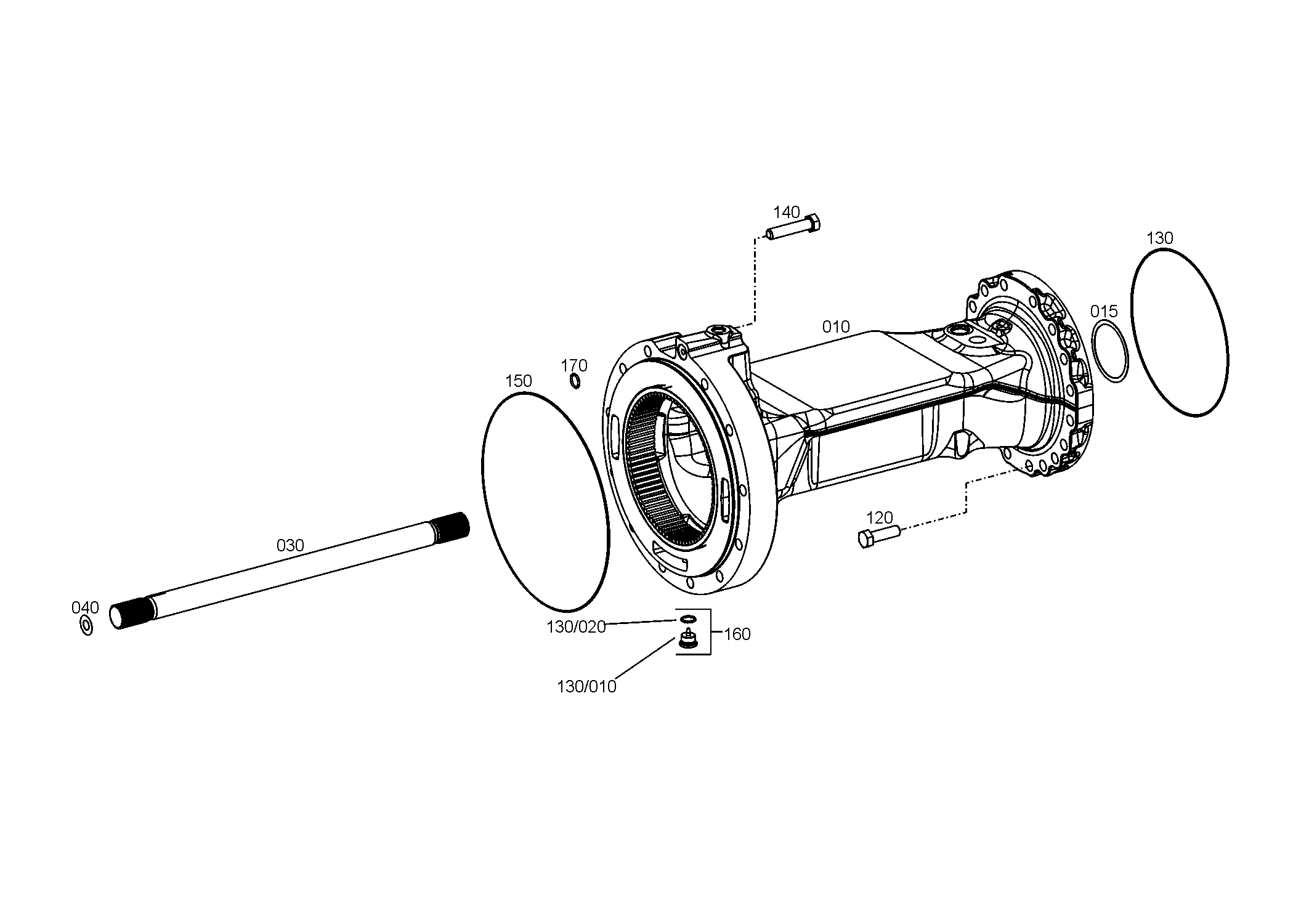 PRESSURE FILTER 0501323154 ZF