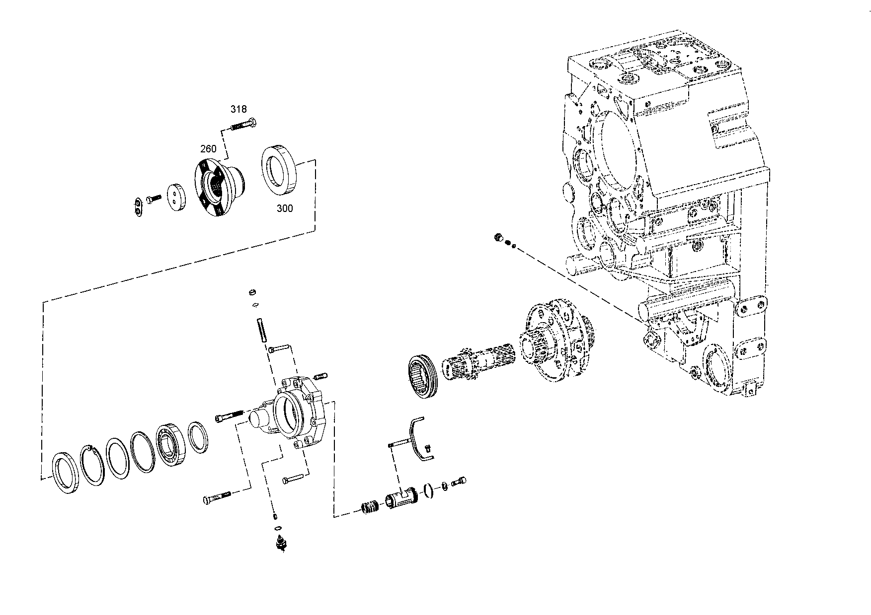 Болт с шестигранной головкой 0736010202 ZF