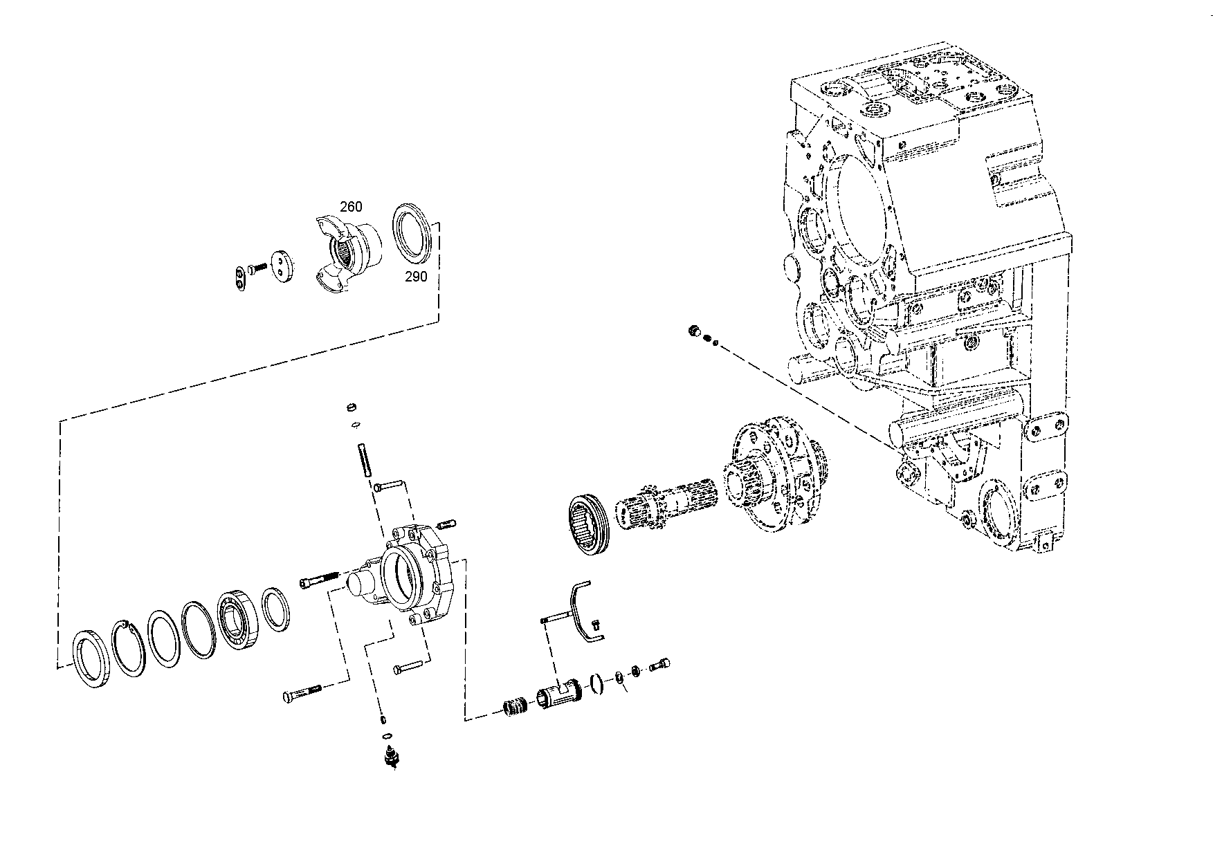Фланец выходного вала 4646303076 ZF