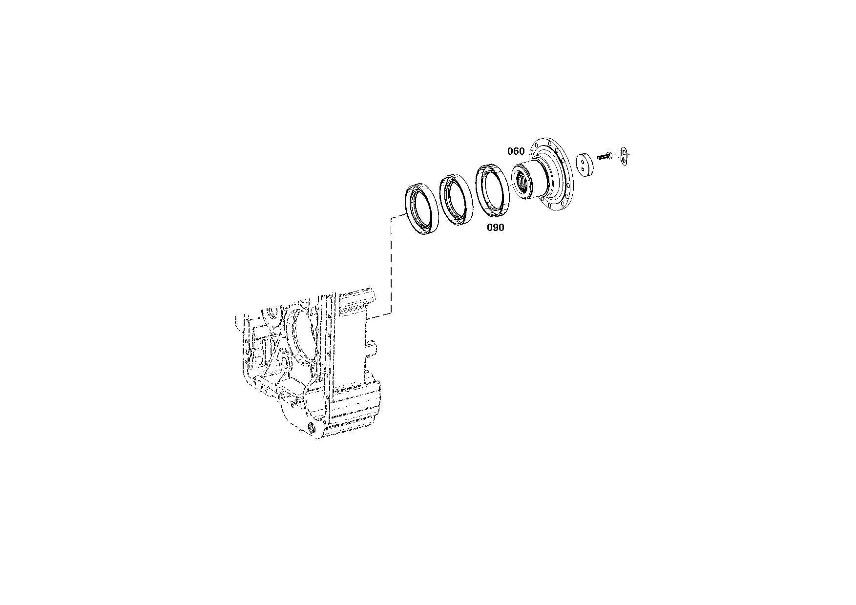 Фланец выходного вала 4646305056 ZF